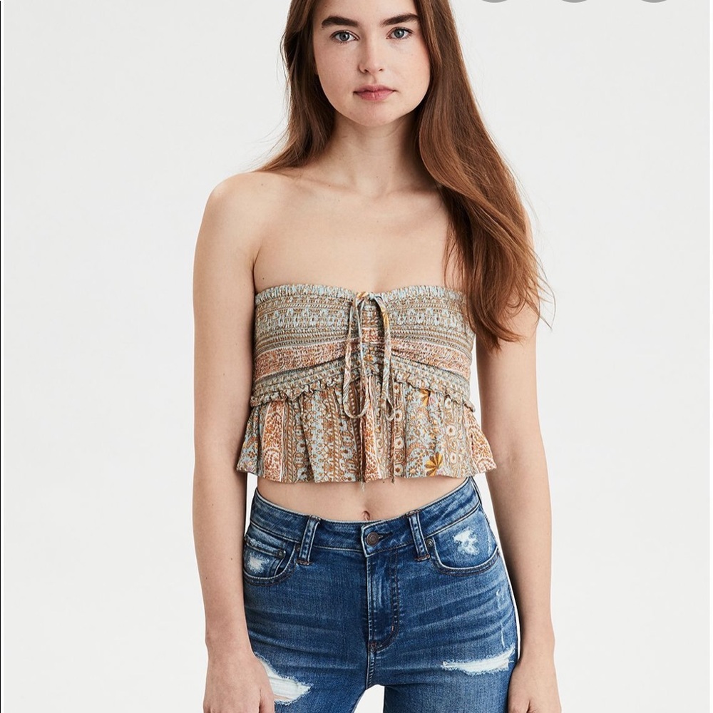 Two American Eagle Tube Tops